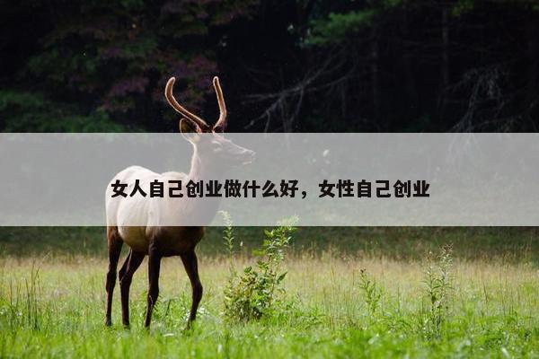 女人自己创业做什么好，女性自己创业