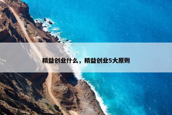 精益创业什么，精益创业5大原则