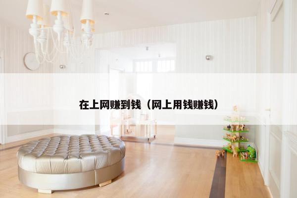 在上网赚到钱（网上用钱赚钱）
