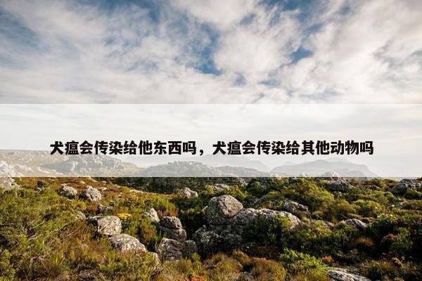 犬瘟会传染给他东西吗，犬瘟会传染给其他动物吗