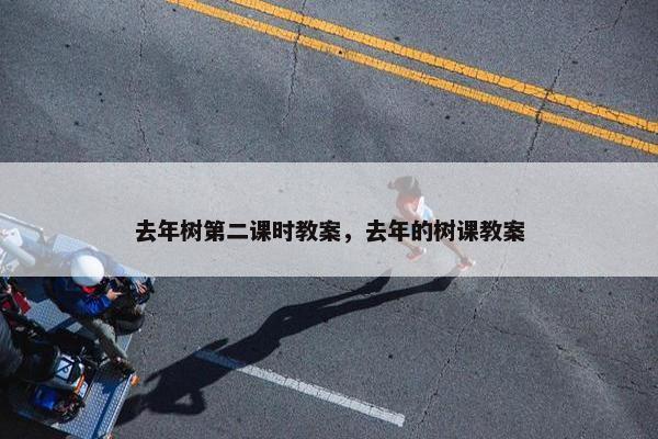 去年树第二课时教案，去年的树课教案