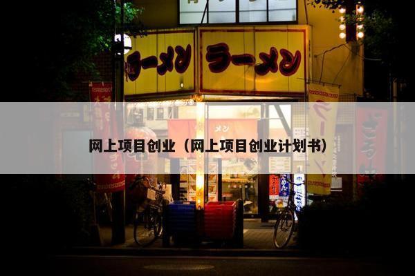网上项目创业（网上项目创业计划书）
