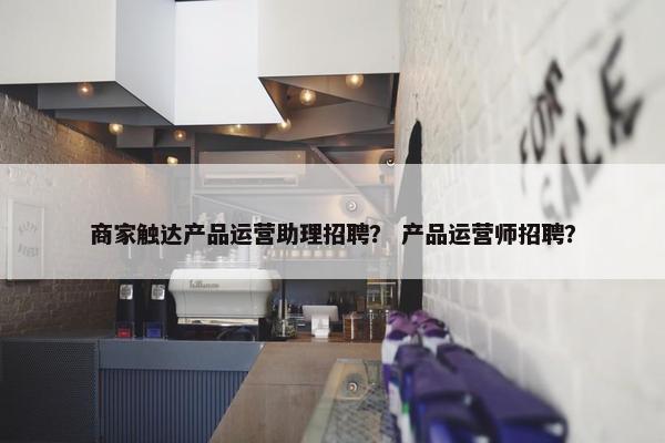 商家触达产品运营助理招聘？ 产品运营师招聘？