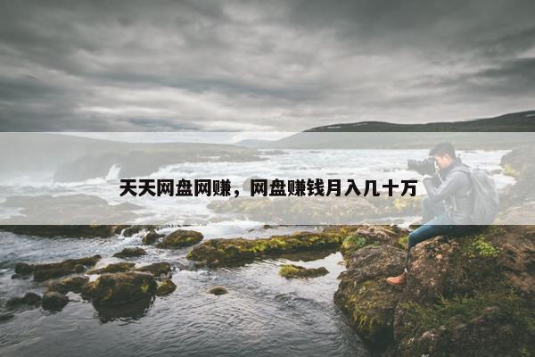 天天网盘网赚，网盘赚钱月入几十万