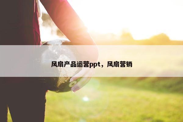 风扇产品运营ppt，风扇营销