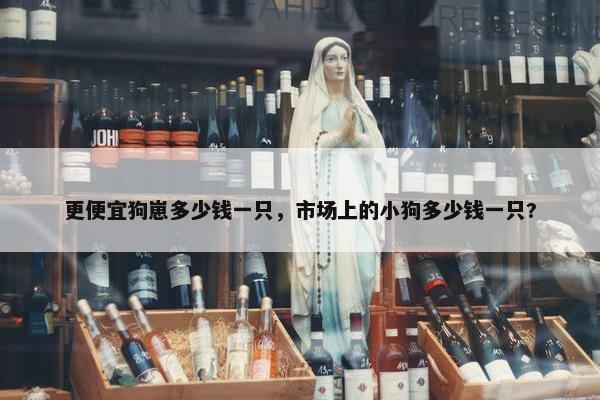 更便宜狗崽多少钱一只，市场上的小狗多少钱一只?