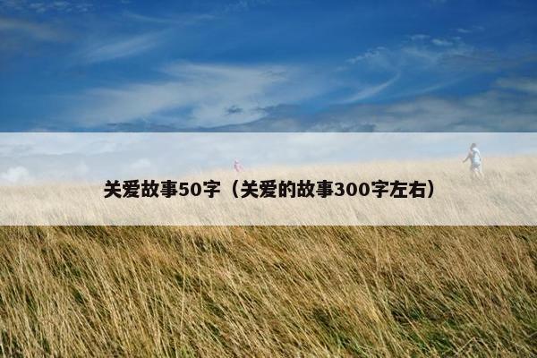 关爱故事50字（关爱的故事300字左右）
