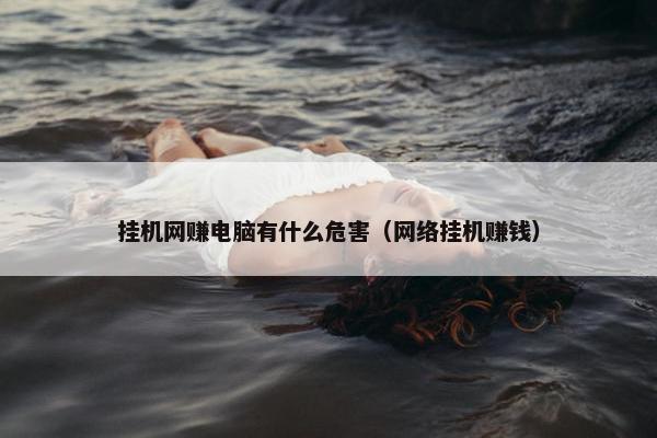 挂机网赚电脑有什么危害（网络挂机赚钱）