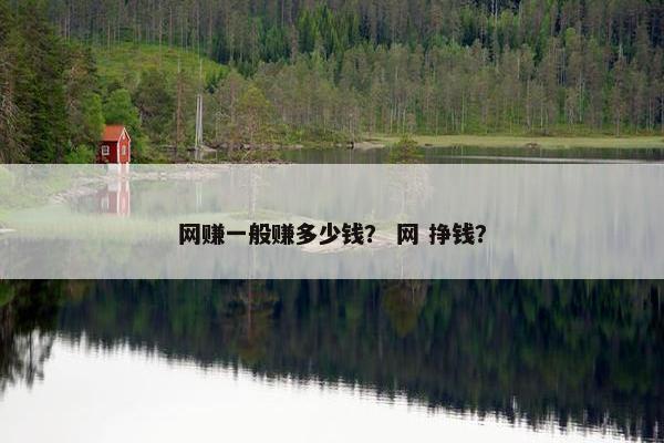 网赚一般赚多少钱？ 网 挣钱？
