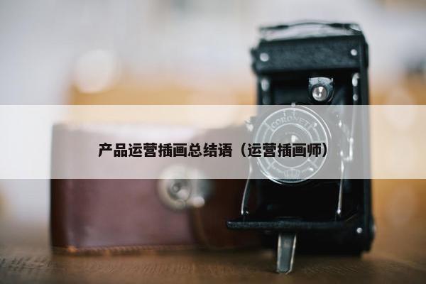 产品运营插画总结语（运营插画师）
