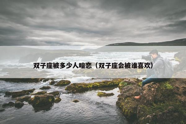 双子座被多少人暗恋（双子座会被谁喜欢）