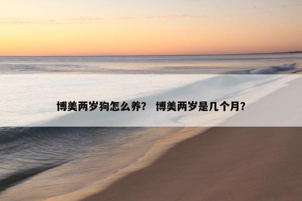 博美两岁狗怎么养？ 博美两岁是几个月？