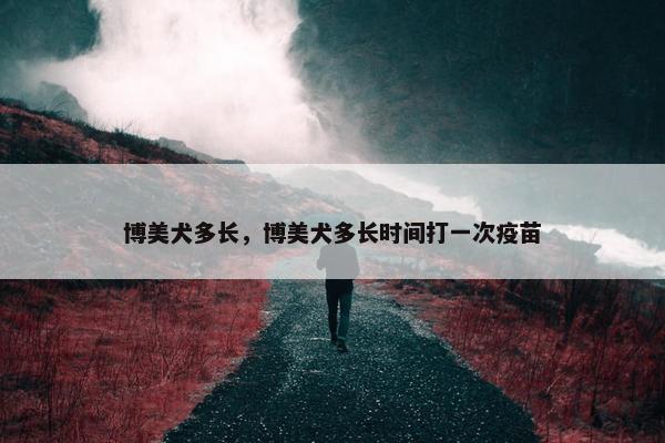 博美犬多长，博美犬多长时间打一次疫苗