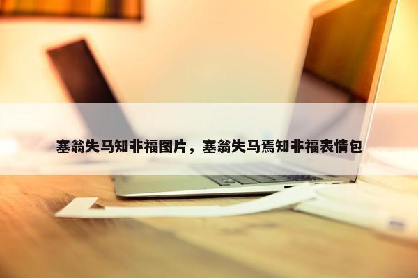 塞翁失马知非福图片，塞翁失马焉知非福表情包