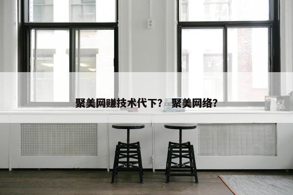 聚美网赚技术代下？ 聚美网络？