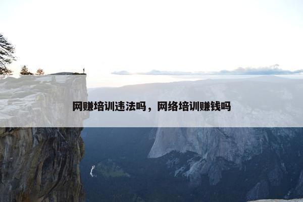 网赚培训违法吗，网络培训赚钱吗