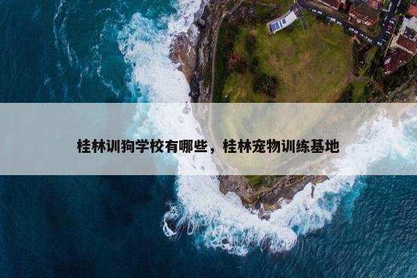 桂林训狗学校有哪些，桂林宠物训练基地