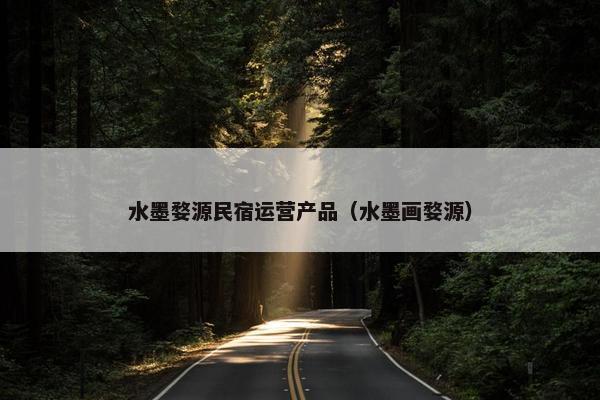 水墨婺源民宿运营产品（水墨画婺源）