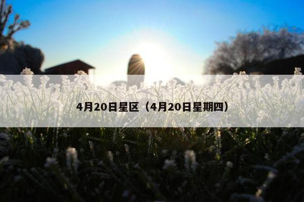 4月20日星区(4月20日星期四) 4月20日星区(4月20日星期四)