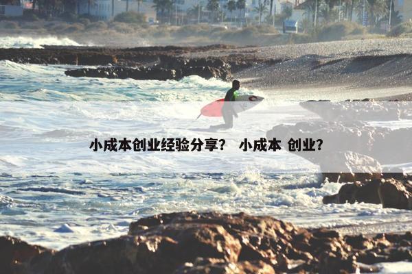 小成本创业经验分享？ 小成本 创业？