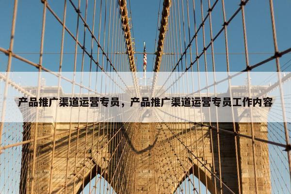 产品推广渠道运营专员，产品推广渠道运营专员工作内容