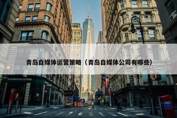 青岛自媒体运营策略（青岛自媒体公司有哪些）