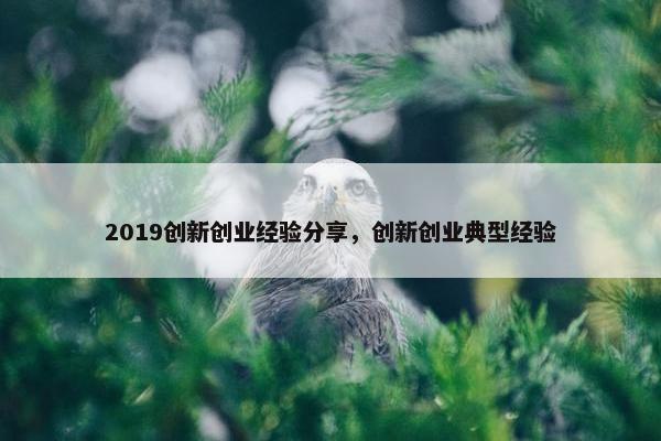 2019创新创业经验分享,创新创业典型经验 2019创新创业经验分享,创新创业典型经验