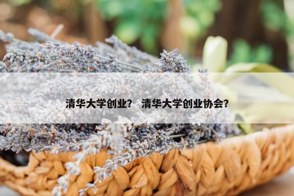 清华大学创业？ 清华大学创业协会？