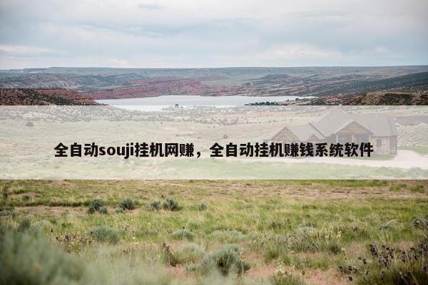 全自动souji挂机网赚，全自动挂机赚钱系统软件