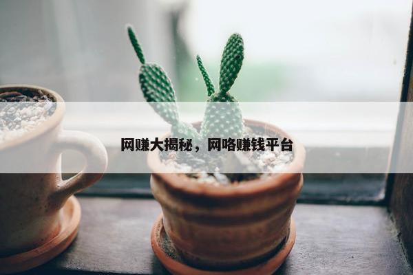 网赚大揭秘,网咯赚钱平台 网赚大揭秘,网咯赚钱平台