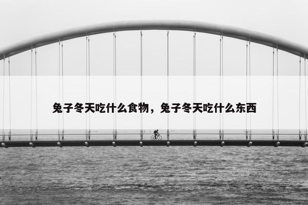 兔子冬天吃什么食物，兔子冬天吃什么东西