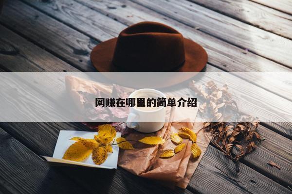 网赚在哪里的简单介绍 网赚在哪里的简单介绍