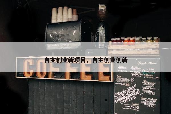 自主创业新项目，自主创业创新