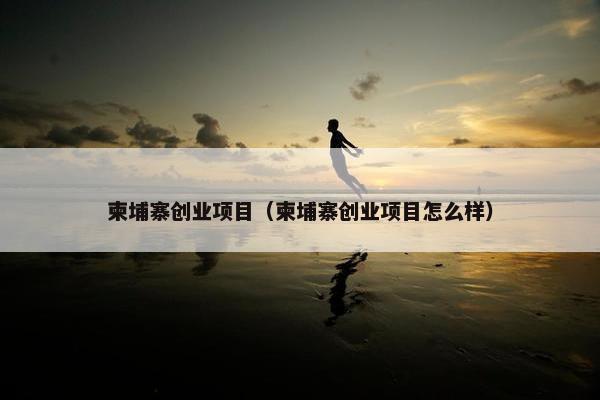 柬埔寨创业项目（柬埔寨创业项目怎么样）