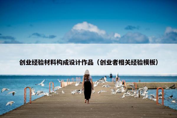 创业经验材料构成设计作品（创业者相关经验模板）