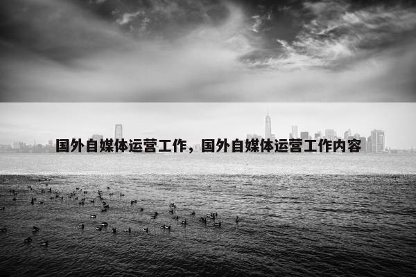 国外自媒体运营工作,国外自媒体运营工作内容 国外自媒体运营工作,国外自媒体运营工作内容