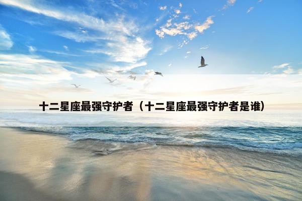 十二星座最强守护者（十二星座最强守护者是谁）