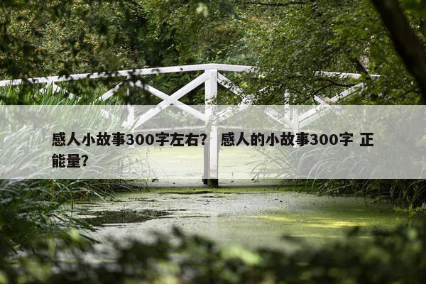 感人小故事300字左右？ 感人的小故事300字 正能量？