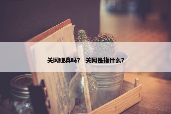 关网赚真吗？ 关网是指什么？