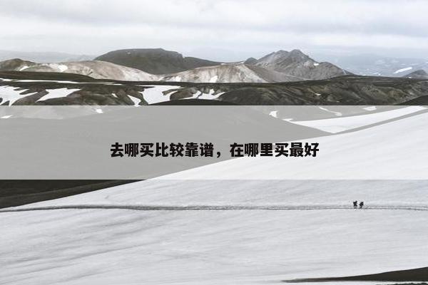 去哪买比较靠谱，在哪里买最好