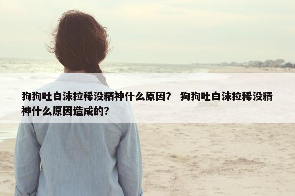 狗狗吐白沫拉稀没精神什么原因？ 狗狗吐白沫拉稀没精神什么原因造成的？