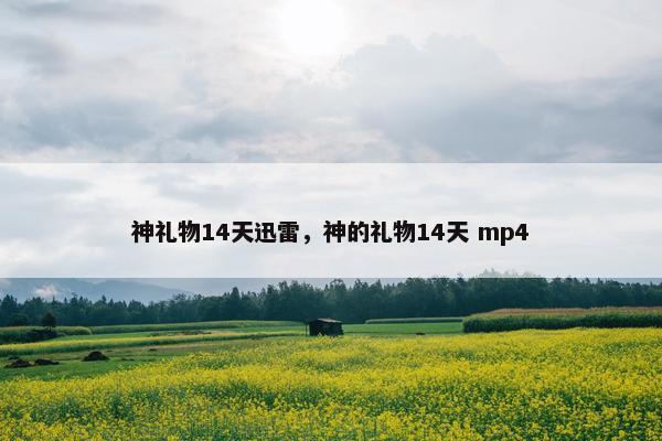 神礼物14天迅雷，神的礼物14天 mp4
