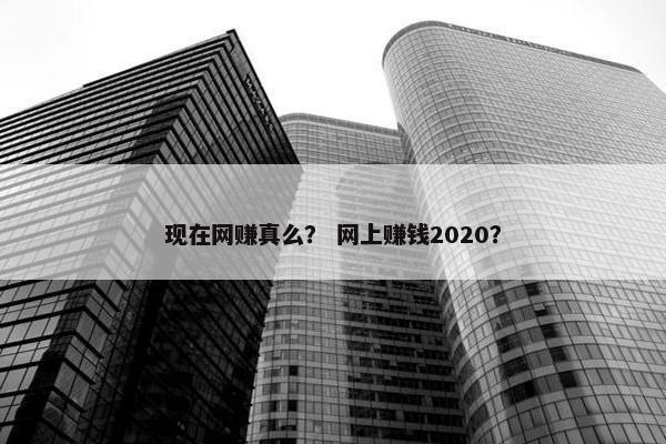 现在网赚真么？ 网上赚钱2020？