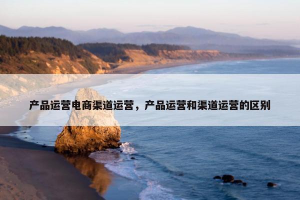 产品运营电商渠道运营，产品运营和渠道运营的区别